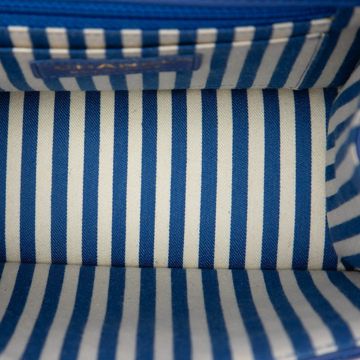 Chanel Small CC Chevron Cuir de veau Envelope à rabat