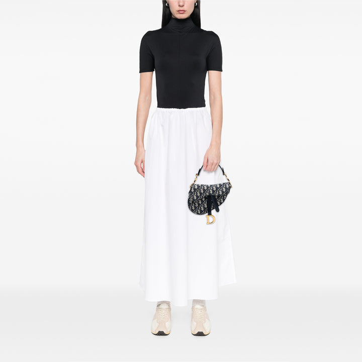 Dior Mini Oblique Toile Saddle Sac