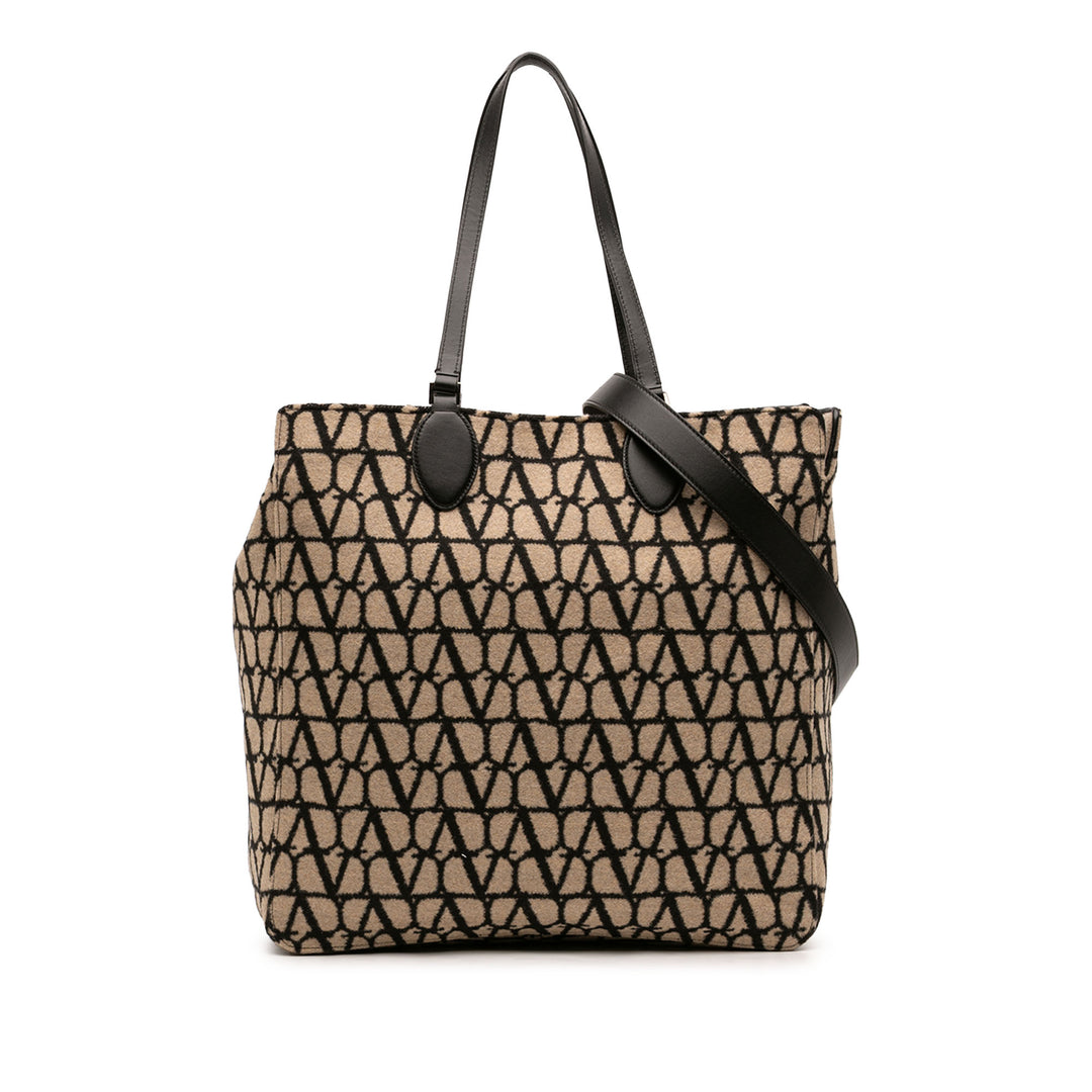 Valentino Iconographe Réversible Cabas Beige – vue principale – GABY PARIS