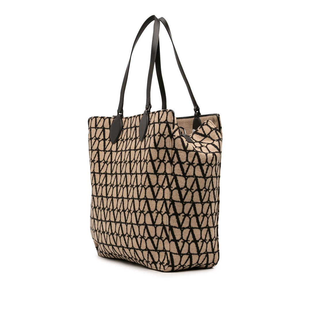 Valentino Iconographe Réversible Cabas Beige – vue 2 – GABY PARIS