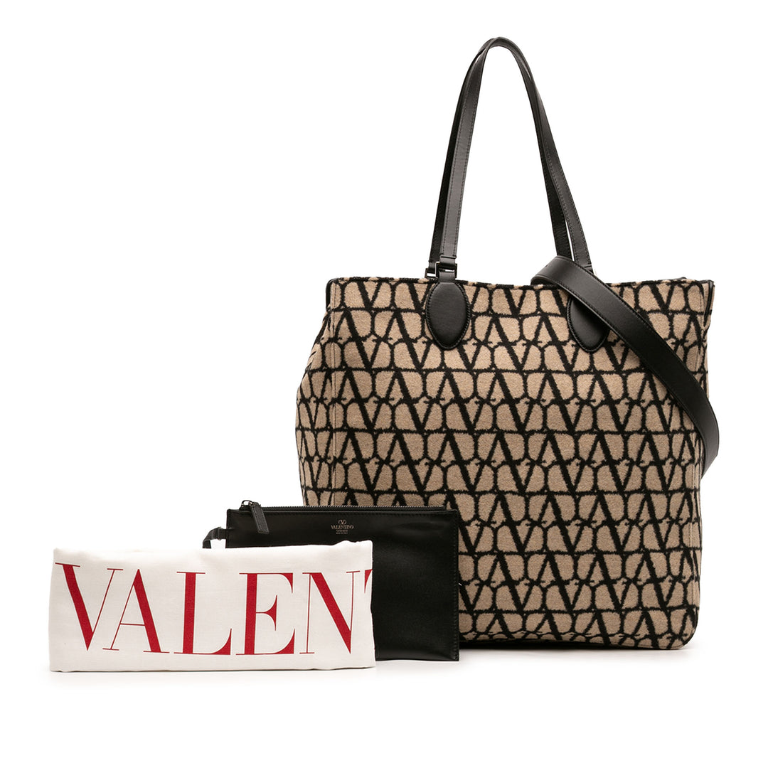 Valentino Iconographe Réversible Cabas Beige – vue 7 – GABY PARIS