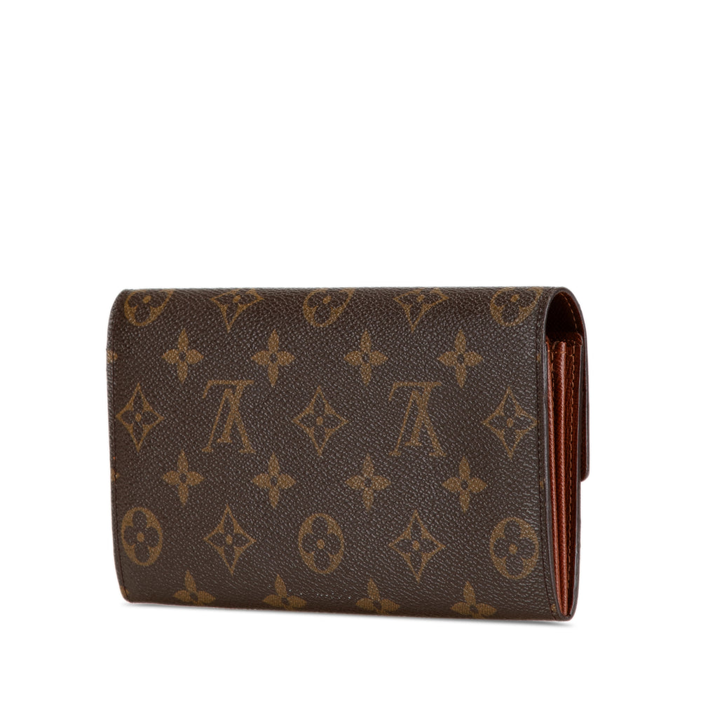 Monogram Sarah Long Wallet Brown - Gaby Paris