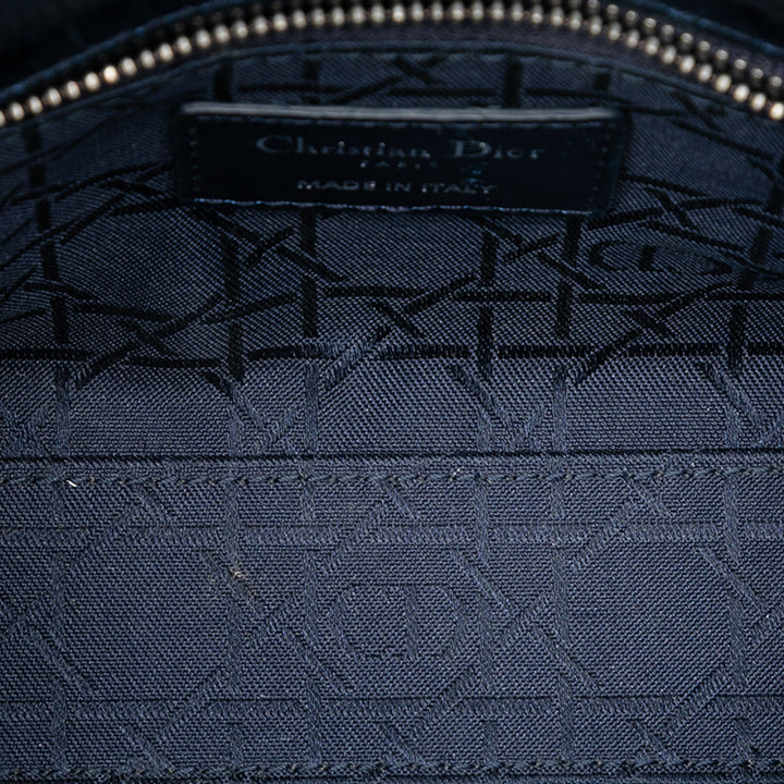 Dior Mini Metallic froissé Cuir d’agneau Cannage Lady Dior