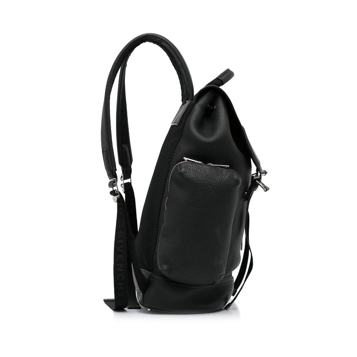 Leather Backpack Black - Gaby Paris