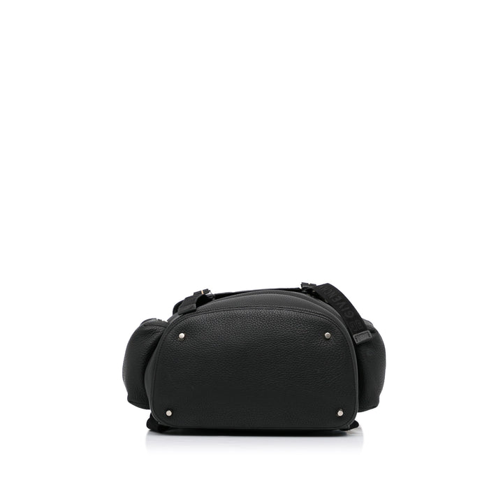 Leather Backpack Black - Gaby Paris