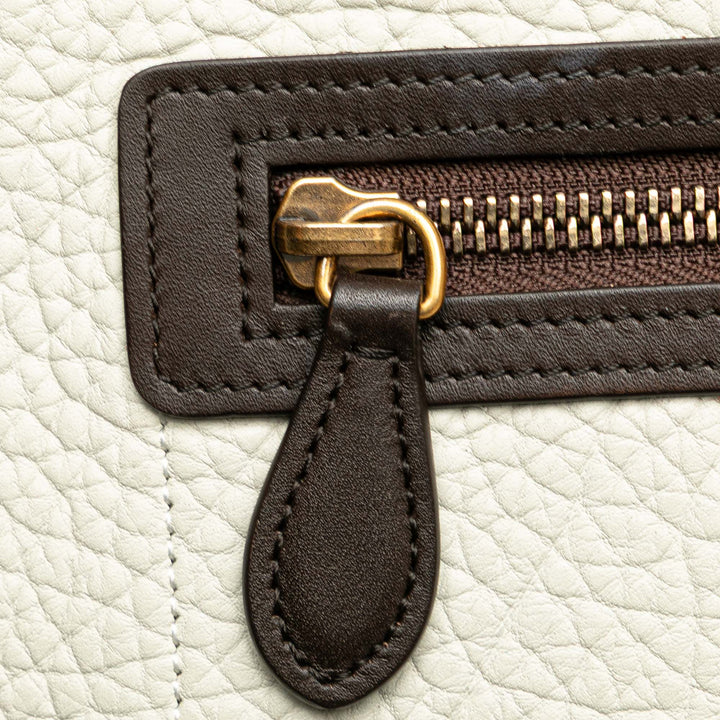 Celine Micro Tricolor Nubuck and Cuir de veau Luggage Cabas Blanc – GABY PARIS Authentique