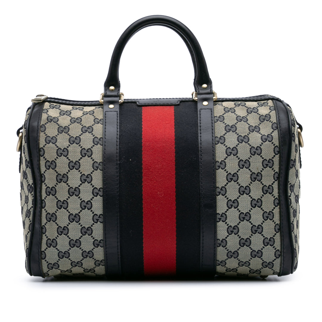 GG Canvas Web Boston Gray - Gaby Paris
