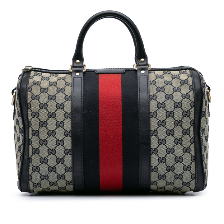 GG Canvas Web Boston Gray - Gaby Paris