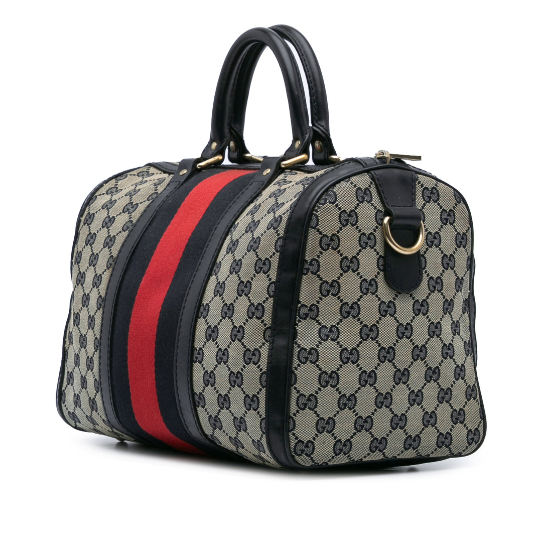 GG Canvas Web Boston Gray - Gaby Paris