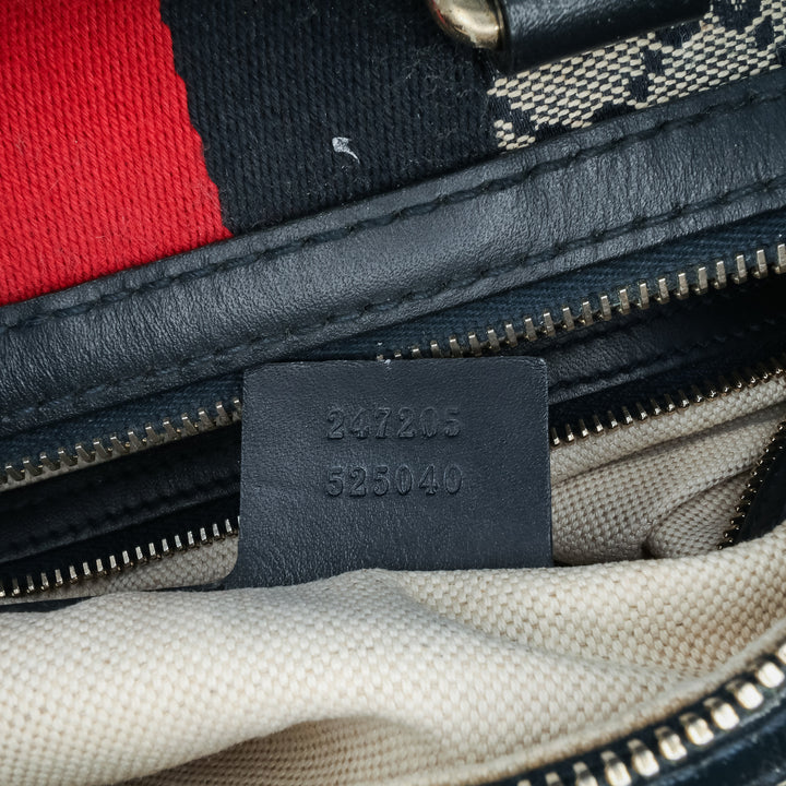 GG Canvas Web Boston Gray - Gaby Paris