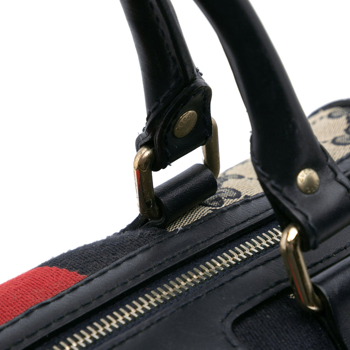 GG Canvas Web Boston Gray - Gaby Paris