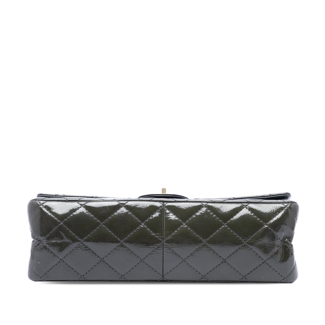 Chanel Matelassé Cuir verni Reissue 2.55 Double rabat 226