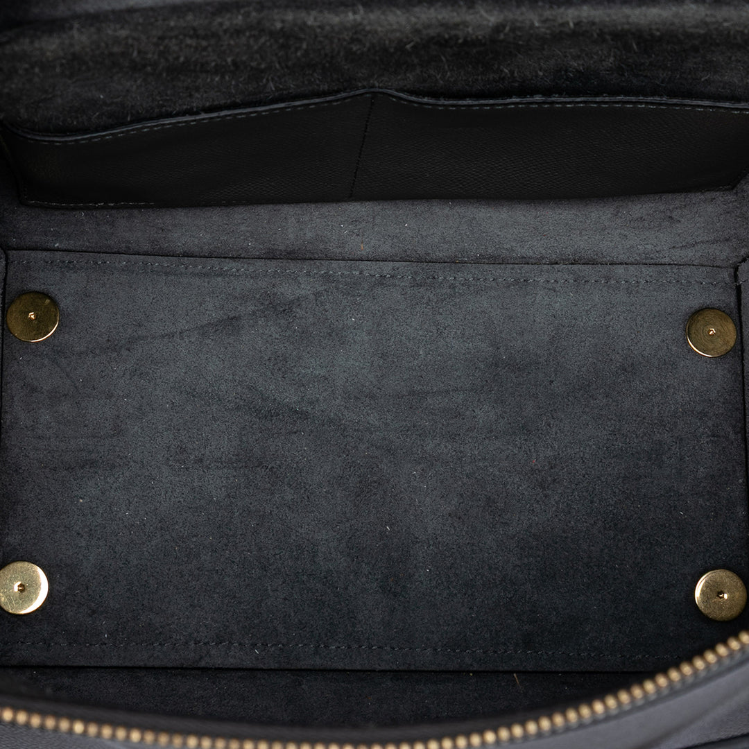 grainé Sac ceinture Mini Cuir de veau grainé Gris