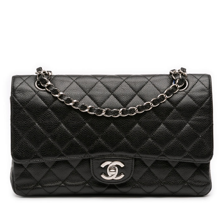 Chanel Medium Classic Caviar Double rabat