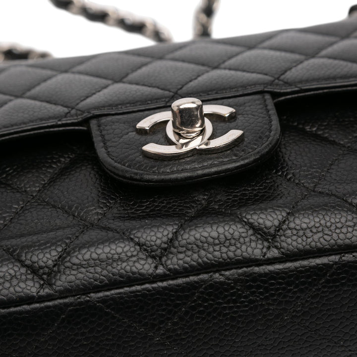 Chanel Medium Classic Caviar Double rabat