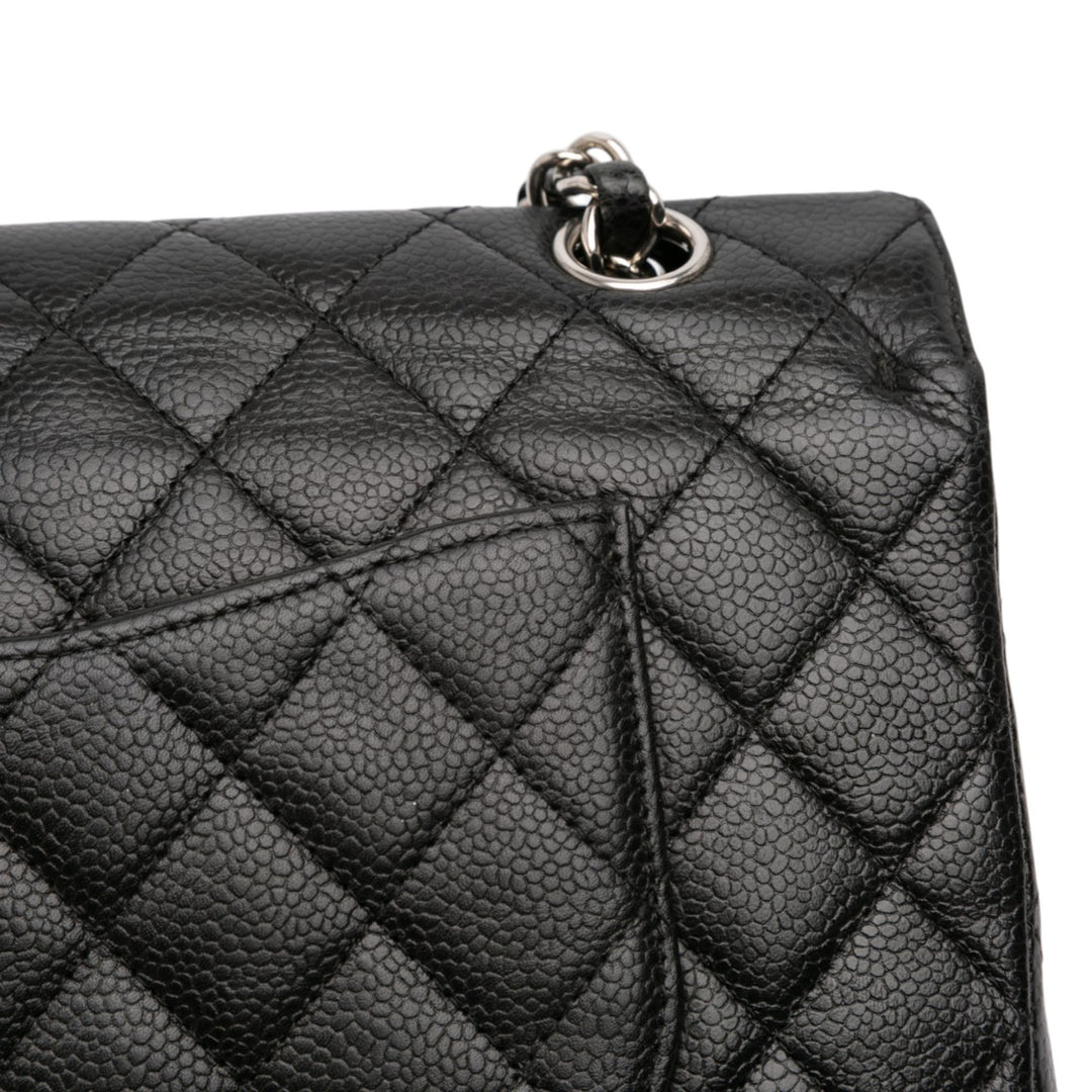 Chanel Medium Classic Caviar Double rabat