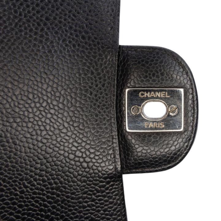 Chanel Medium Classic Caviar Double rabat