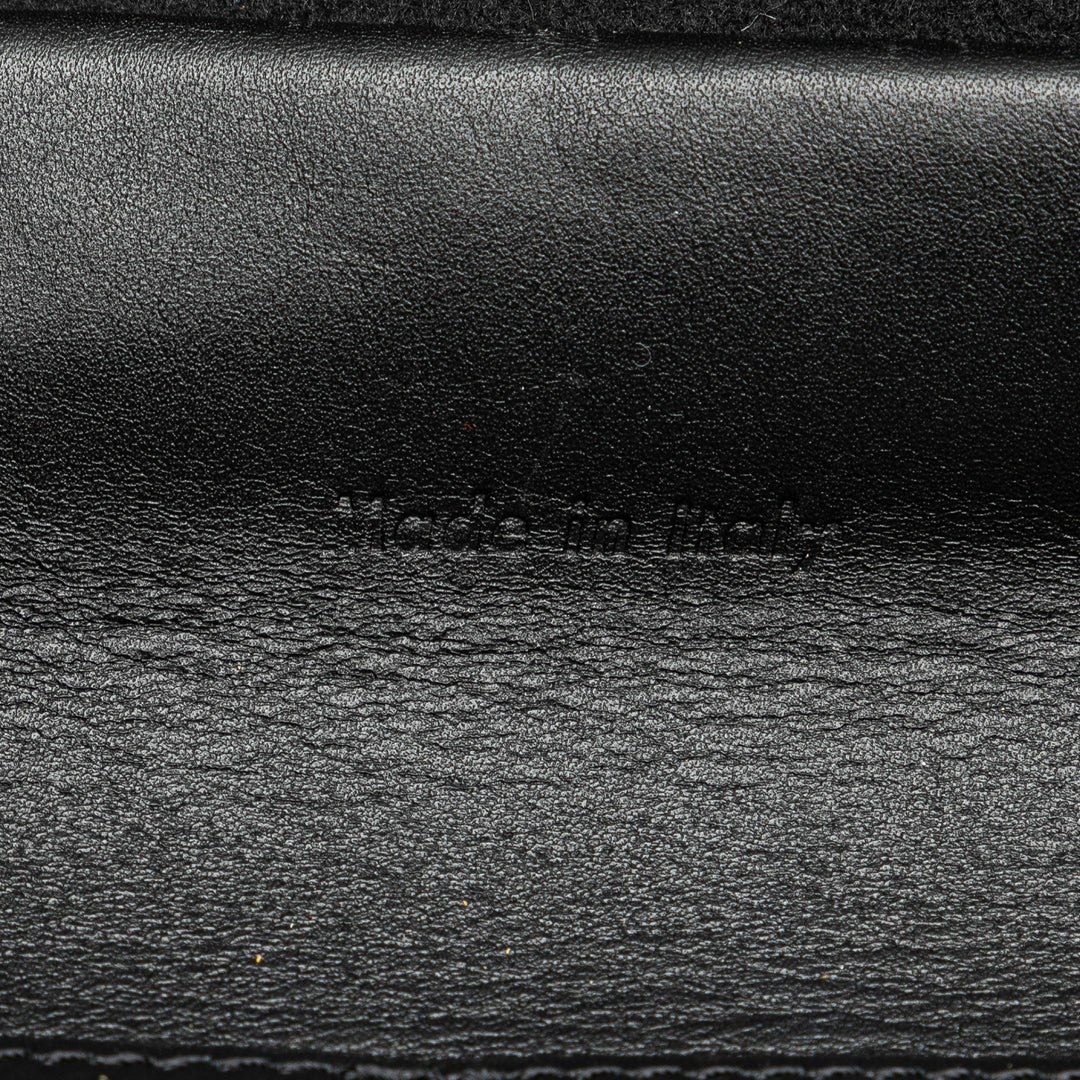 Celine Mini Felt et Cuir de veau Belt Sac cartable