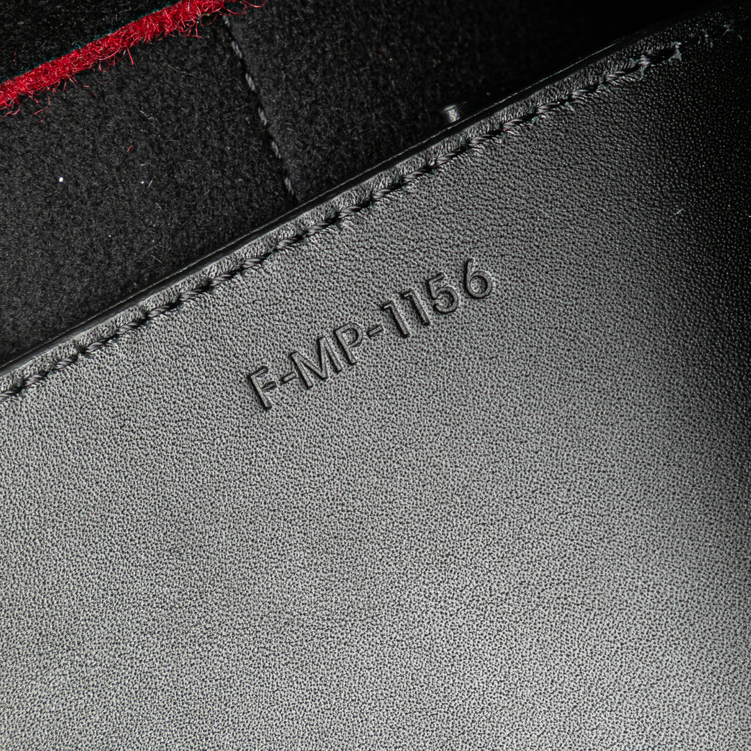 Celine Mini Felt et Cuir de veau Belt Sac cartable