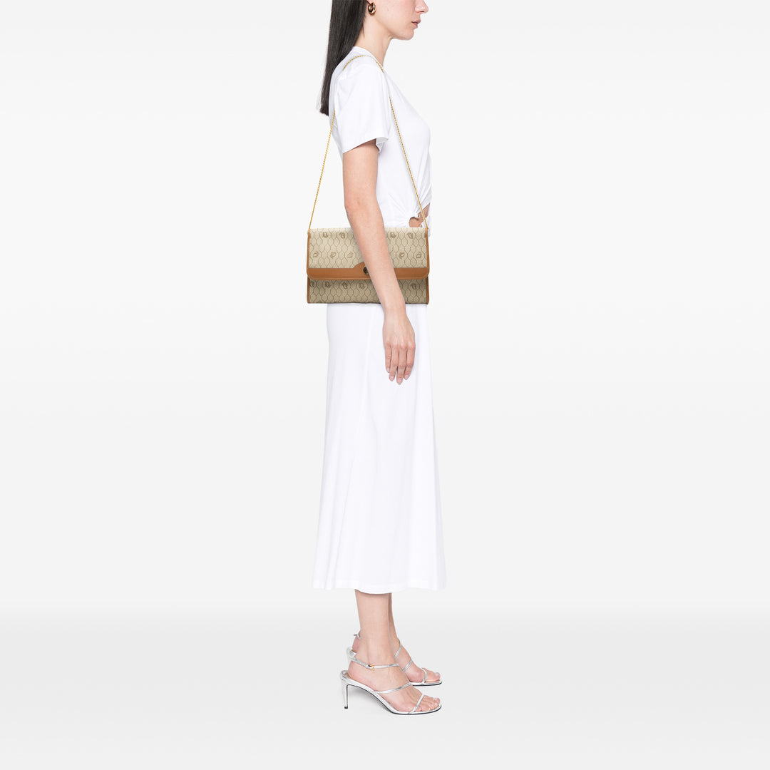 Dior Honeycomb Chaîne Sac Toile enduite Beige – vue 6 – GABY PARIS