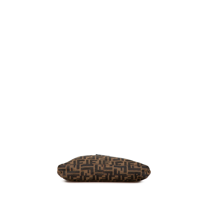 Zucca Canvas Shoulder Bag Brown - Gaby Paris