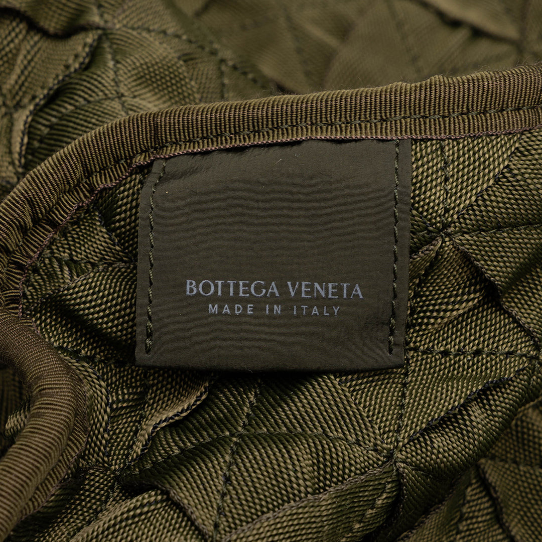 Bottega Veneta Sac de voyage Intrecciato Webbing Cassette Duffle Vert – vue 5 – GABY PARIS