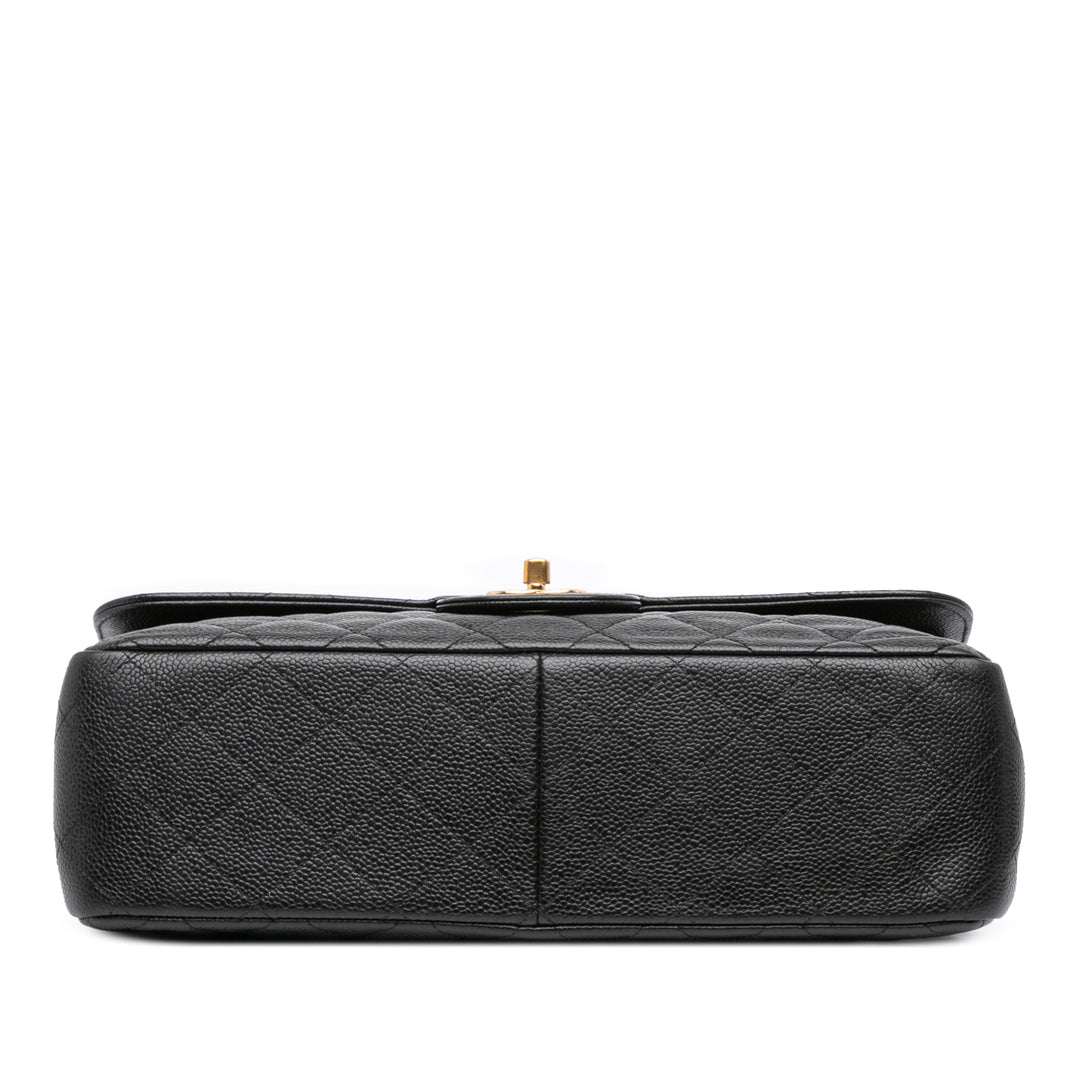 Chanel Jumbo Classic Caviar Double rabat Noir – GABY PARIS Authentique