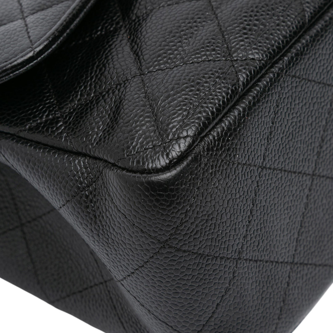 Chanel Jumbo Classic Caviar Double rabat Noir – GABY PARIS Authentique