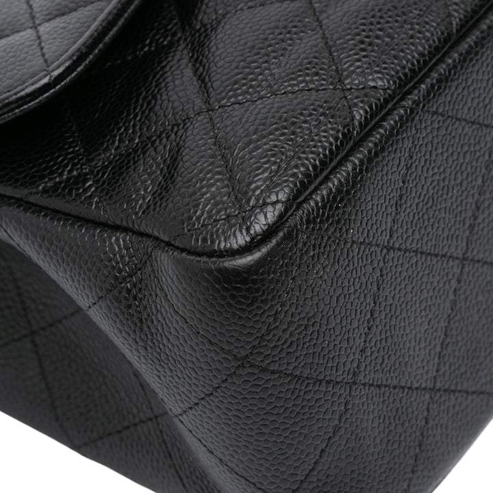 Chanel Jumbo Classic Caviar Double rabat Noir – GABY PARIS Authentique