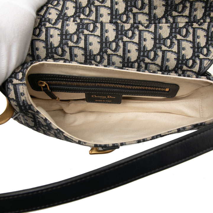Dior Saddle Sac Toile Oblique