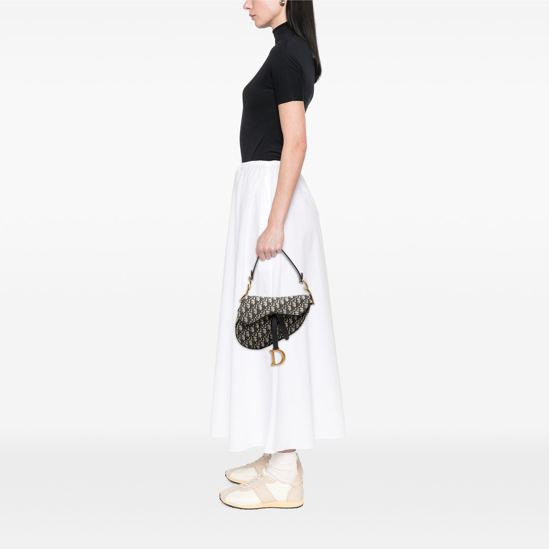 Dior Saddle Sac Toile Oblique