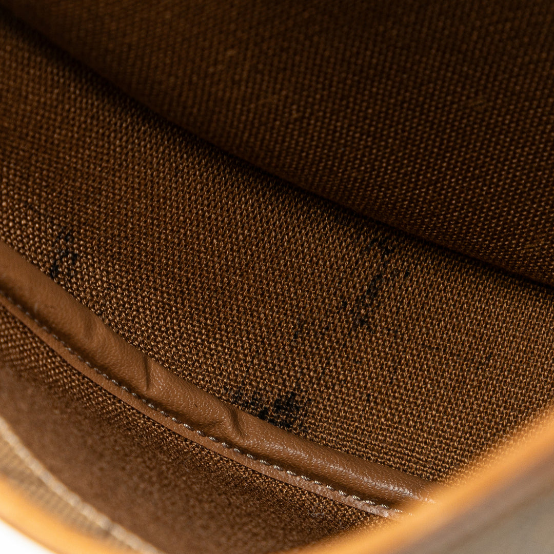 Honeycomb Coated Canvas Crossbody Brown - Gaby Paris