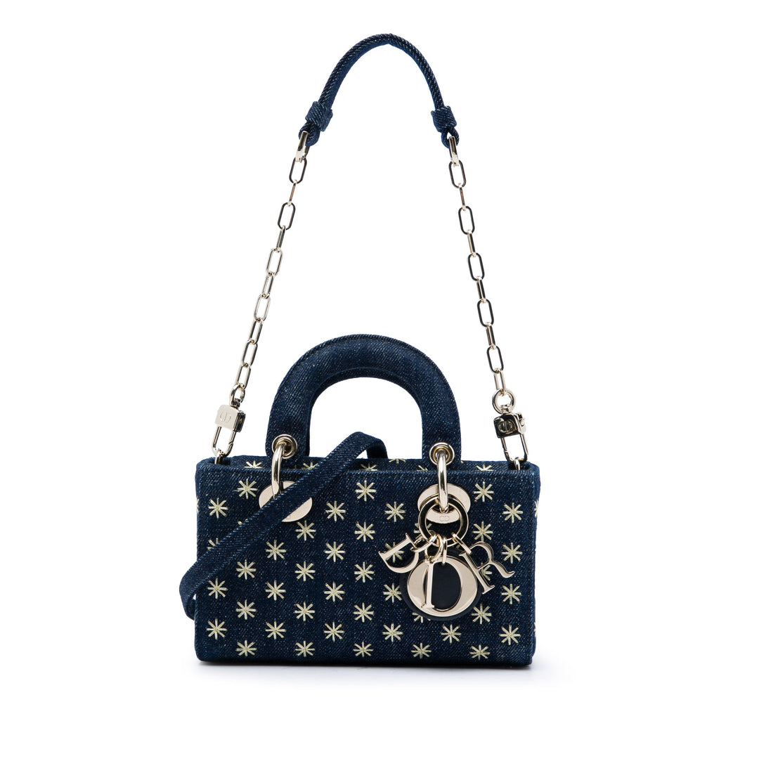 brodé Star Lady D Joy Micro Jean Bleu