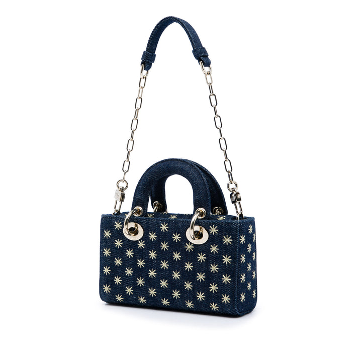 brodé Star Lady D Joy Micro Jean Bleu