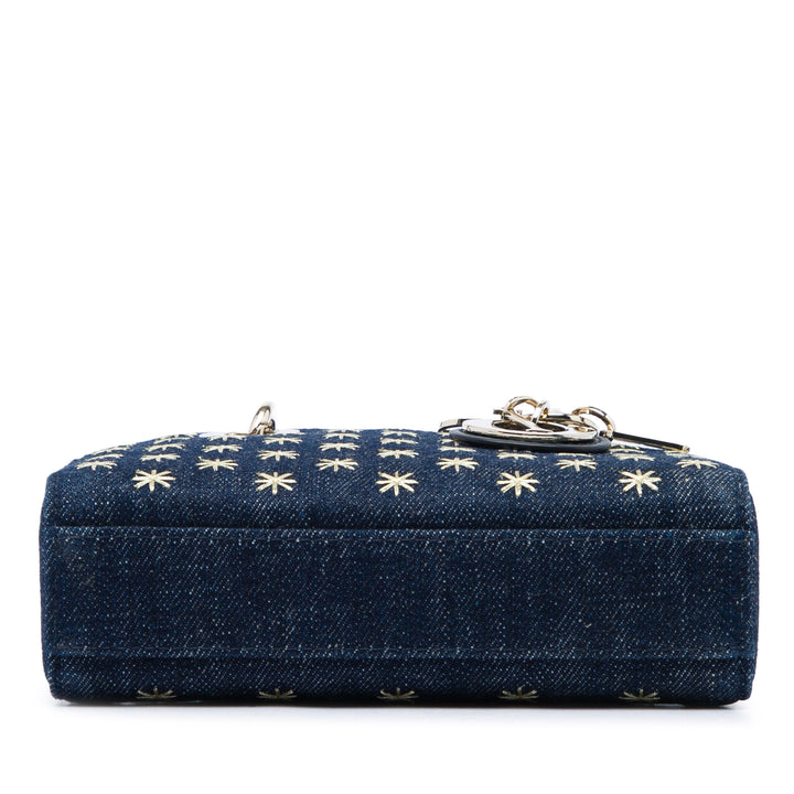 brodé Star Lady D Joy Micro Jean Bleu