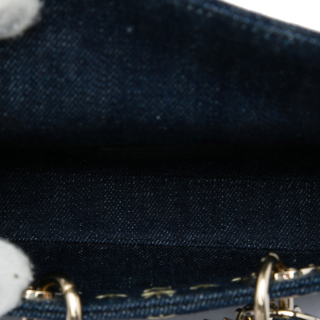 brodé Star Lady D Joy Micro Jean Bleu