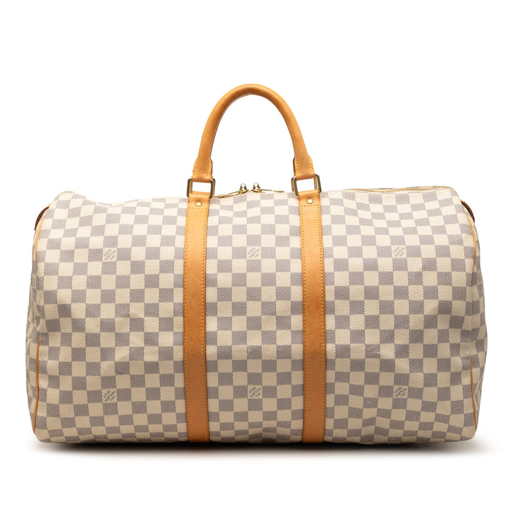 Louis Vuitton Damier Azur Keepall 50