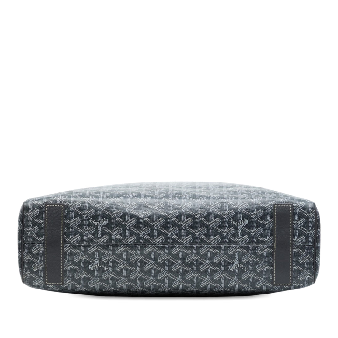 Goyard Sac à main Voltaire III Goyardine Gris – vue 3 – GABY PARIS