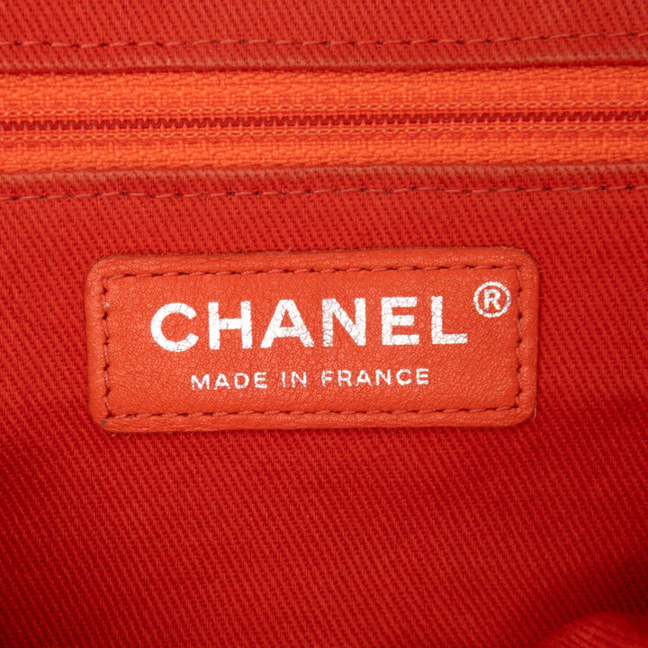 Medium Quilted Caviar Easy Flap Orange - Gaby Paris