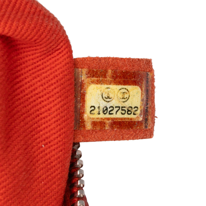 Medium Quilted Caviar Easy Flap Orange - Gaby Paris