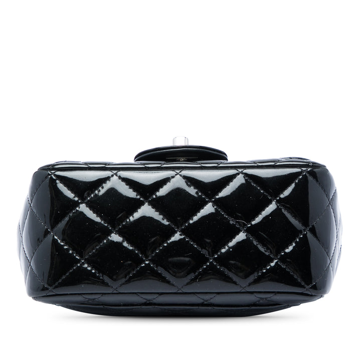 Chanel Classic Carré Rabat simple Mini Cuir