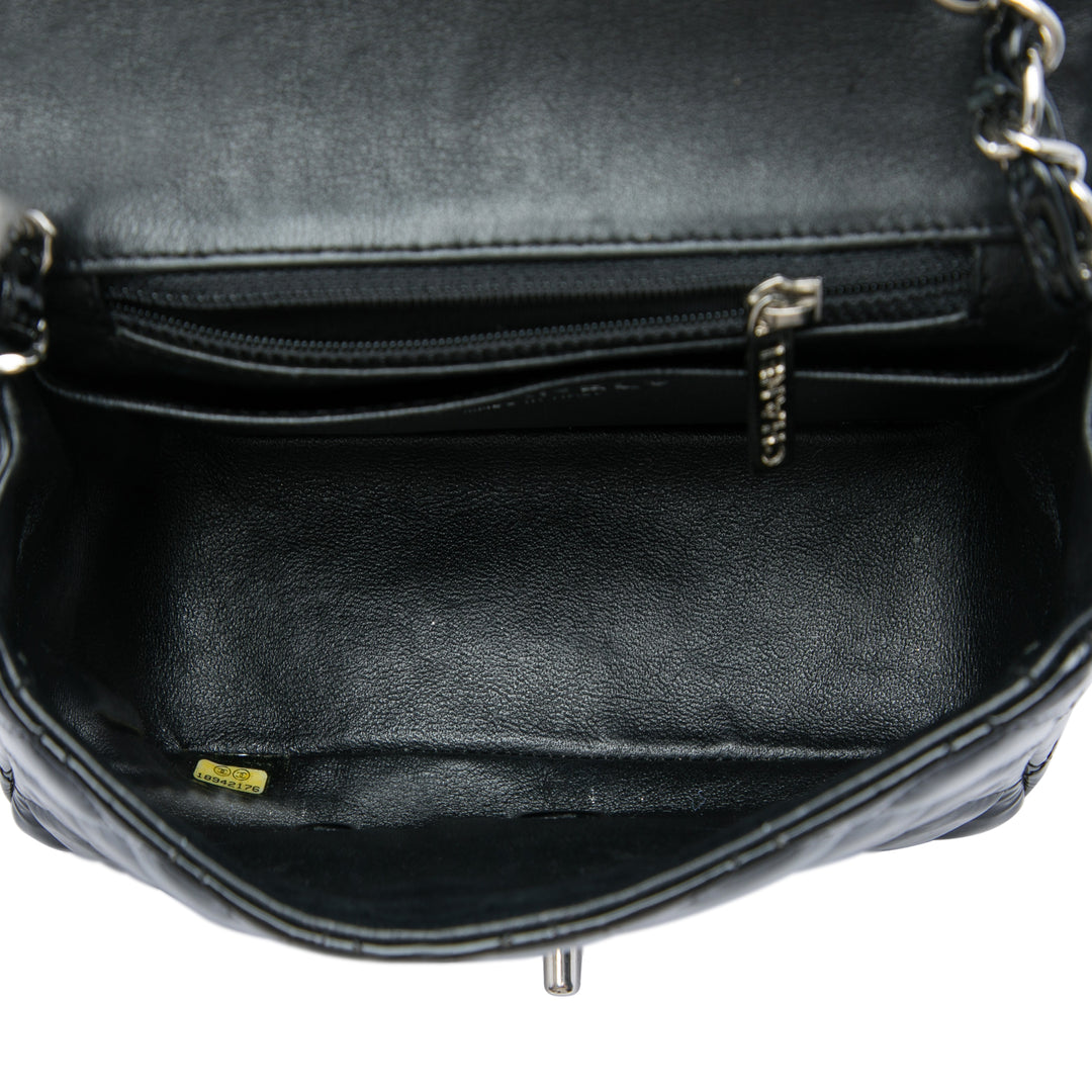 Chanel Classic Carré Rabat simple Mini Cuir