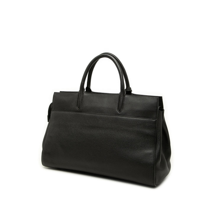 Saint Laurent Medium Cuir de veau grainé Cabas Rive Gauche Sac