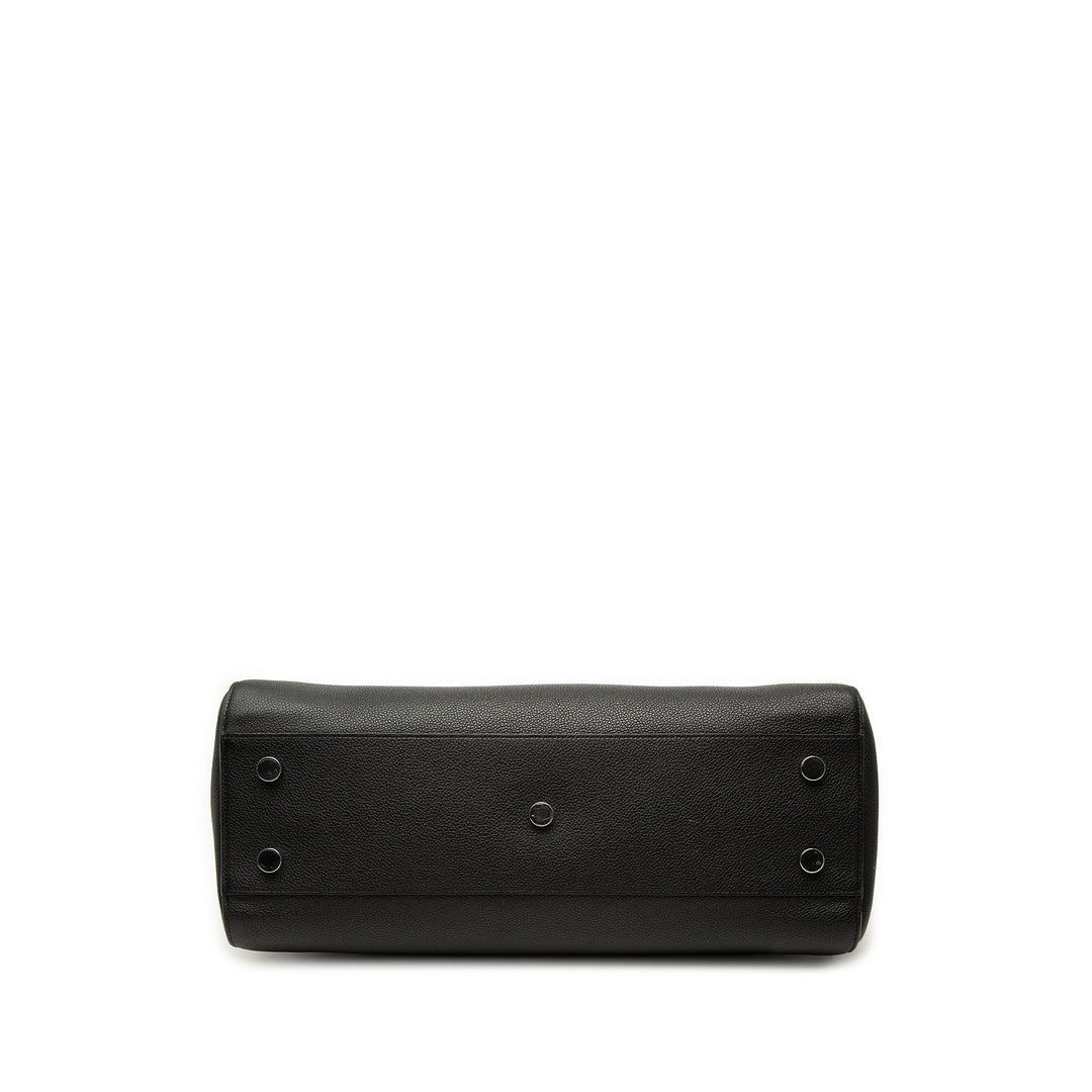 Saint Laurent Medium Cuir de veau grainé Cabas Rive Gauche Sac