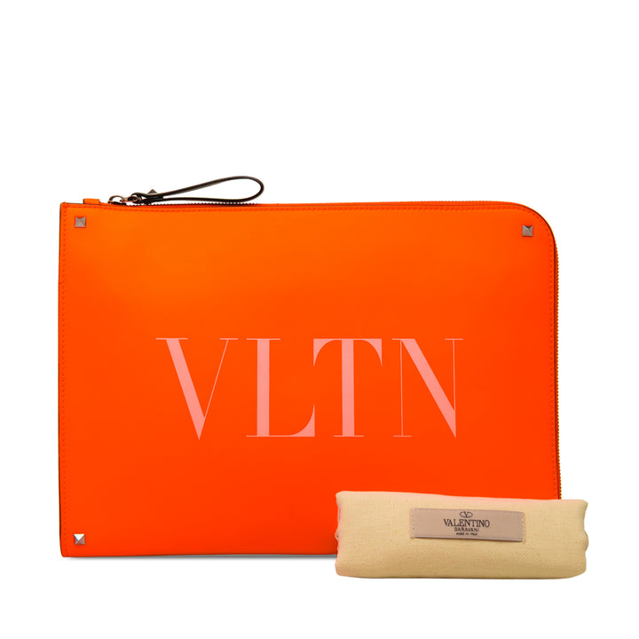 Valentino Rockstud VLTN Document Étui Cuir