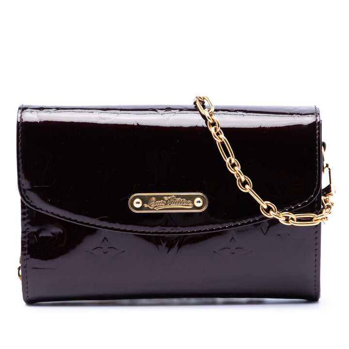 Bel Air Cuir verni Monogram Violet