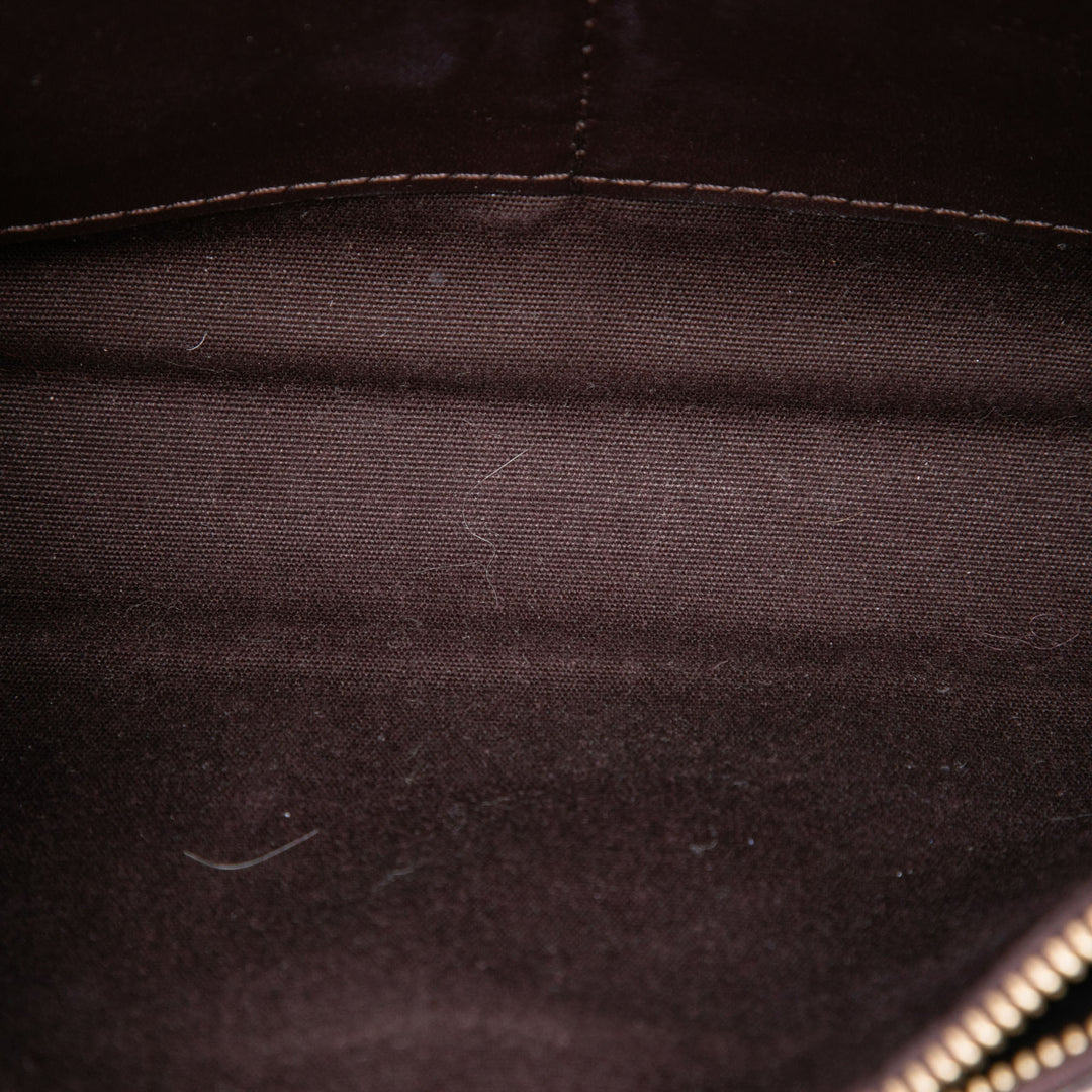 Bel Air Cuir verni Monogram Violet