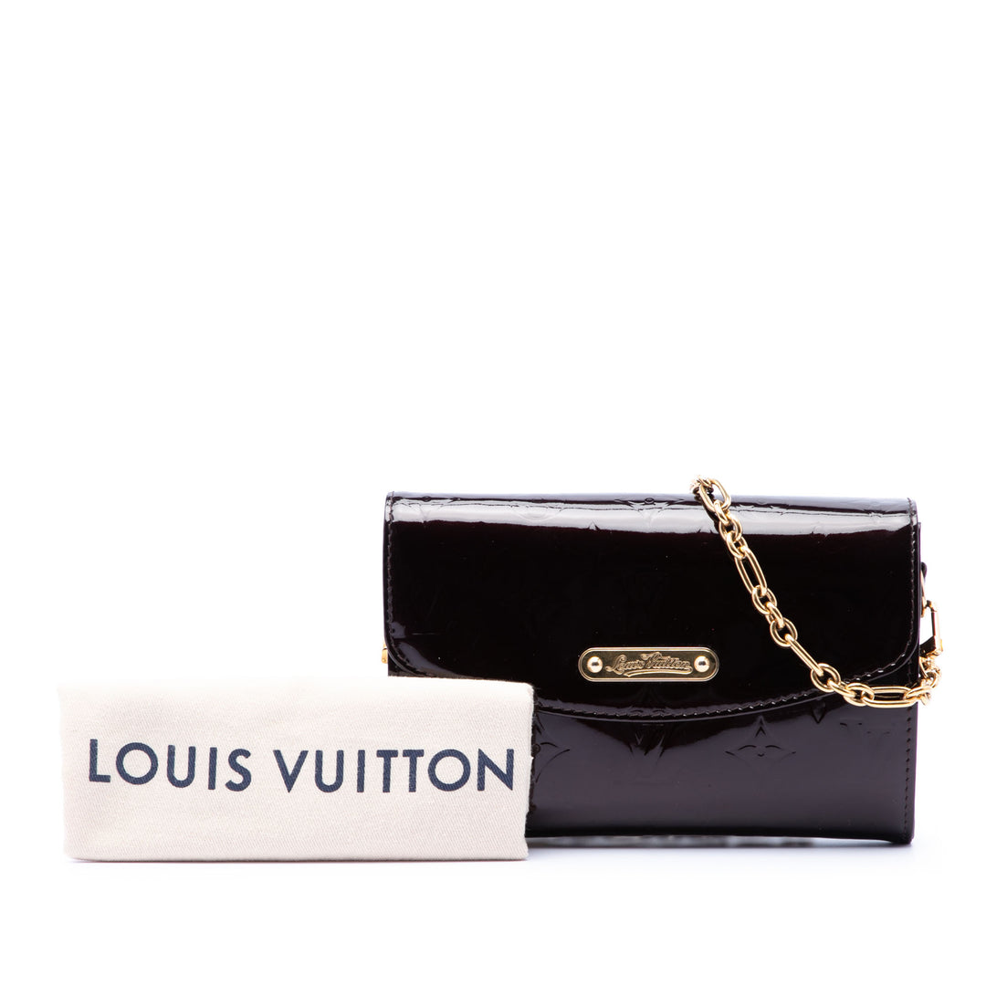 Bel Air Cuir verni Monogram Violet