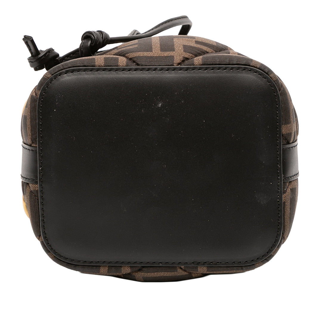 Fendi Mini Matelassé Soie FF 1974 Mon Tresor Bucket Sac