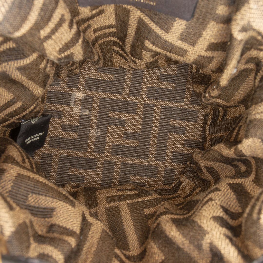 Fendi Mini Matelassé Soie FF 1974 Mon Tresor Bucket Sac